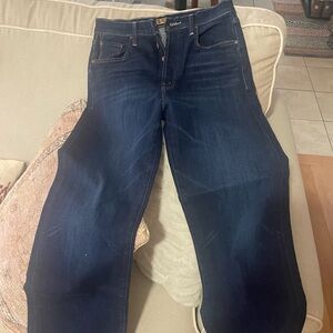 MOTHER Women's Deep Indigo Straight Leg Jeans